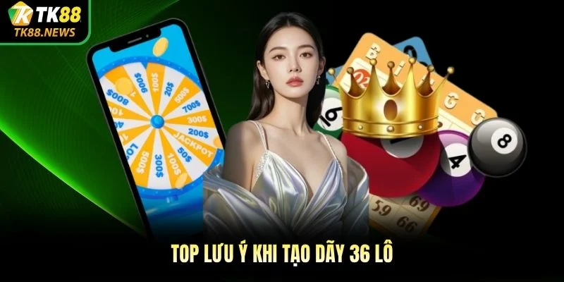 Top lưu ý khi tạo dãy 36 lô